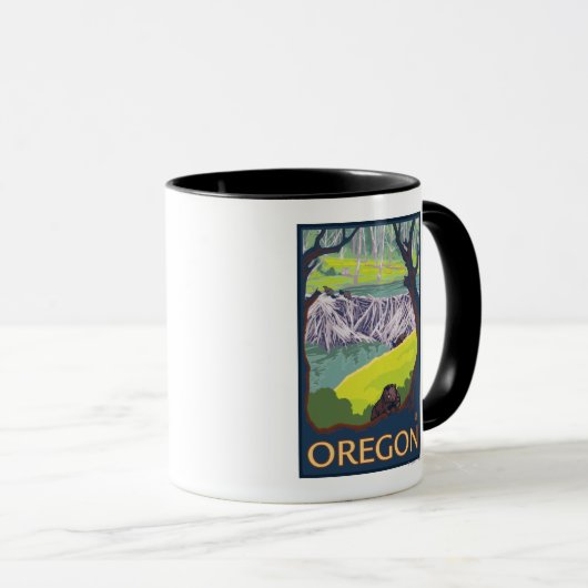 Familie van Beavers Mok (Voorkant rechts)