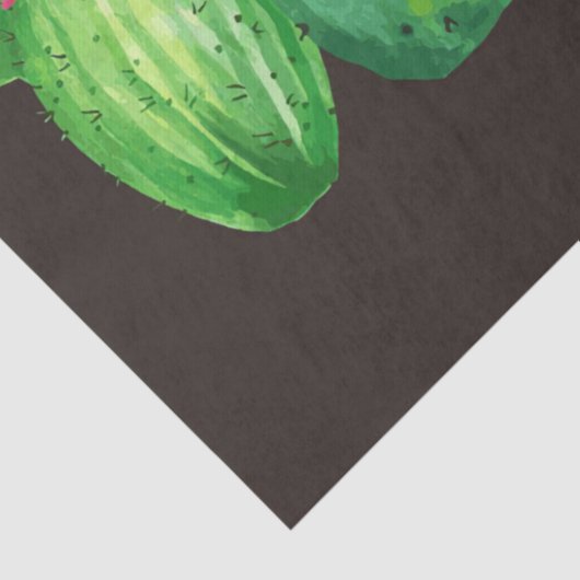 Familie van Cactus Tissuepapier (Detail)