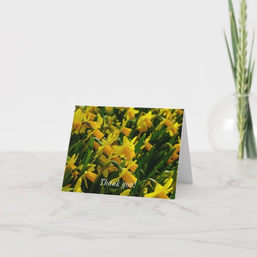 Familie van Daffodils Bedankkaart (Voorkant)