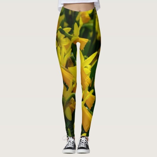 Familie van Daffodils Leggings (Voorkant)