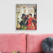 Familie van Darius voor Alexander de Grote Canvas Afdruk (Insitu (Woonkamer))