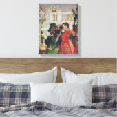 Familie van Darius voor Alexander de Grote Canvas Afdruk (Insitu (Slaapkamer))