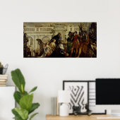 Familie van Darius voor Alexander de Grote Poster (Thuiskantoor)