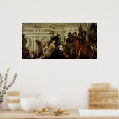 Familie van Darius voor Alexander de Grote Poster (Keuken)