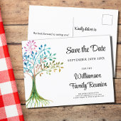 Familie van de Boom van de Familie reünie sparen d Aankondigingskaart