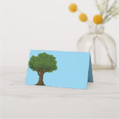 Familie van de Boom van de Familie Reunion Witte N Plaatskaartje (Achterkant)