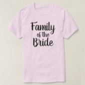 Familie van de Bride T-shirt (Design voorkant)