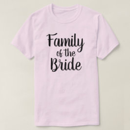 Familie van de Bride T-shirt