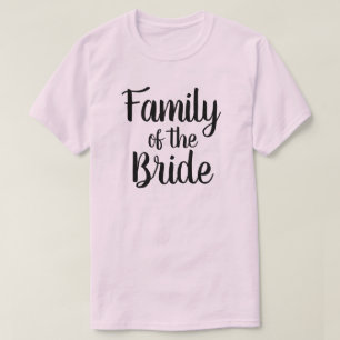Familie van de Bride T-shirt