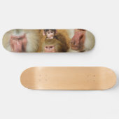 Familie van de dierentuin van Baboons Papio Hamadr Persoonlijk Skateboard (Horizontaal)