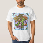 Familie van de dinosaurussen t-shirt (Voorkant)