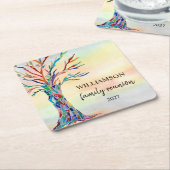 Familie van de Familie van de Familie Kartonnen Onderzetters (Schuin)