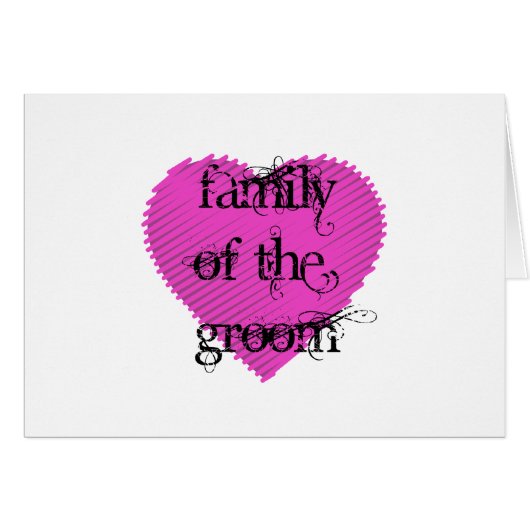 Familie van de Groom (Voorkant Horizontaal)