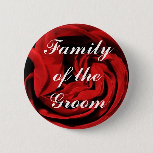 Familie van de Groom Ronde Button 5,7 Cm (Voorkant)