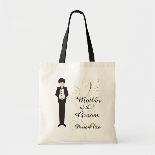 Familie van de Groom Wedding Party Tote Bag (Voorkant)