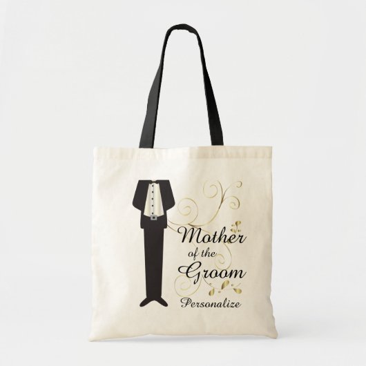 Familie van de Groom Wedding Party Tote Bag (Voorkant)