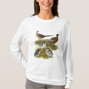 Familie van de halsbandfazant t-shirt