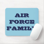 Familie van de luchtmacht Mousepad Muismat (Met muis)