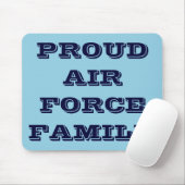Familie van de luchtmacht Mousepad Proud Muismat (Met muis)