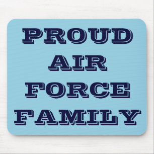 Familie van de luchtmacht Mousepad Proud Muismat