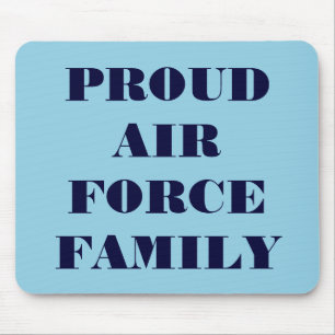 Familie van de luchtmacht Mousepad Proud Muismat