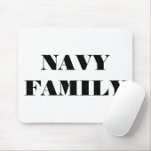 Familie van de marine van Mousepad Muismat (Met muis)
