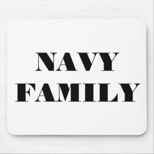 Familie van de marine van Mousepad Muismat