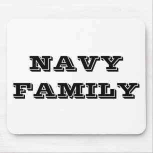 Familie van de marine van Mousepad Muismat