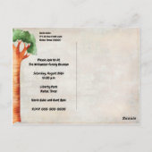 Familie van de Reunion Boom Uitnodiging (Achterkant)