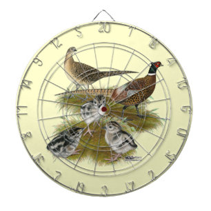 Familie van de ringhalssikfazant dartbord