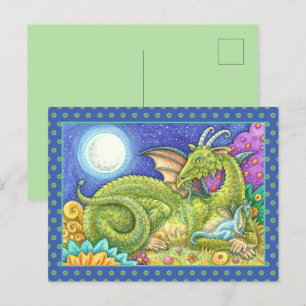 FAMILIE VAN DE VOLGENDE GENERATIE VAN DE TEKORTING BRIEFKAART