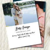 Familie van Drie Volledige Foto Zwangerschap Aankondiging