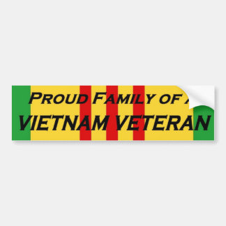 Familie van een Vietnam Veteraan Bumpersticker