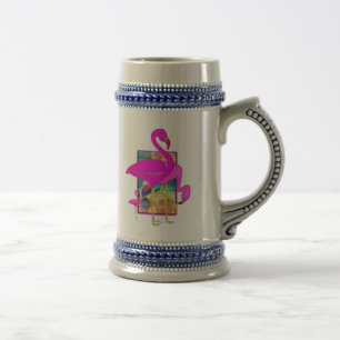 Familie van Flamingos Bierpul