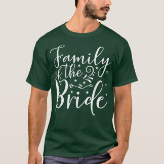 Familie van het bruidhuwelijk of van Bachelorette T-shirt