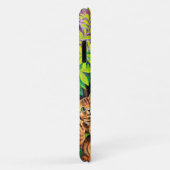 Familie van katten in een tuin, Louis Wain Case-Mate iPhone Case (Achterkant/rechts)