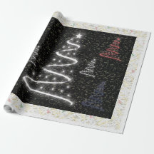 Familie van kerstbomen -