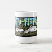  familie van konijntjes koffiemok (Center)