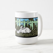  familie van konijntjes koffiemok (Voorkant rechts)