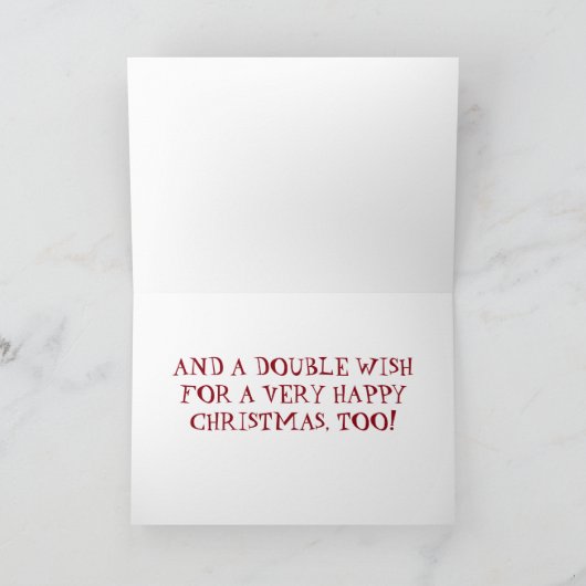 **FAMILIE VAN KUSTSNOWMEN** GROTE DAG IN CHRISTMAS FEESTDAGEN KAART (Binnen)