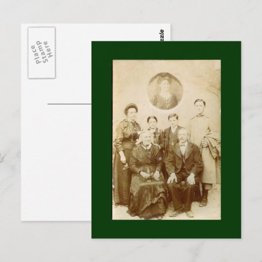 Familie van mama briefkaart (Voorkant / Achterkant)