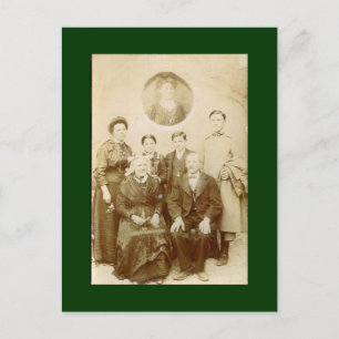 Familie van mama briefkaart