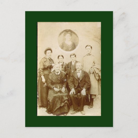 Familie van mama briefkaart (Voorkant)