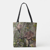Familie van Marmoset Monkeys Tote Bag (Achterkant)