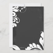 Familie van olifanten vader en Baby Aankondiging (Achterkant)