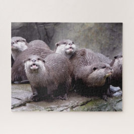 Familie van Otters Legpuzzel