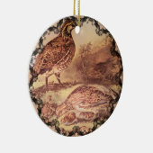 Familie van Quail Ornament (Rechts)