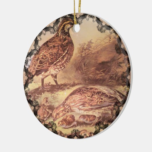 Familie van Quail Ornament (Links)