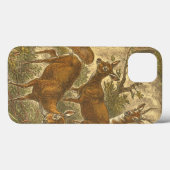 Familie van Roe - Deers in een bos Case-Mate iPhone Case (Achterkant (horizontaal))