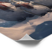 Familie van Snowmen Poster (Hoek)